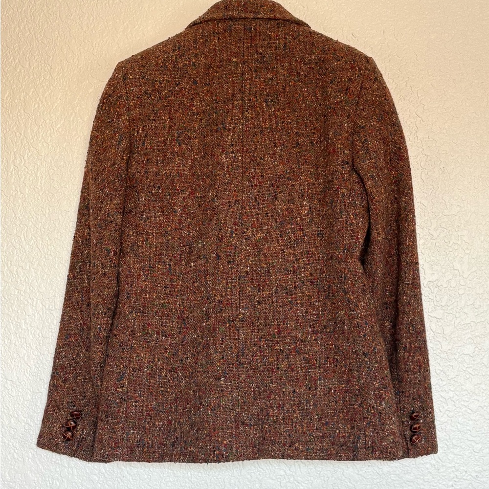 Vintage Women's Brown Tweed Blazer - Picture 2 of 5